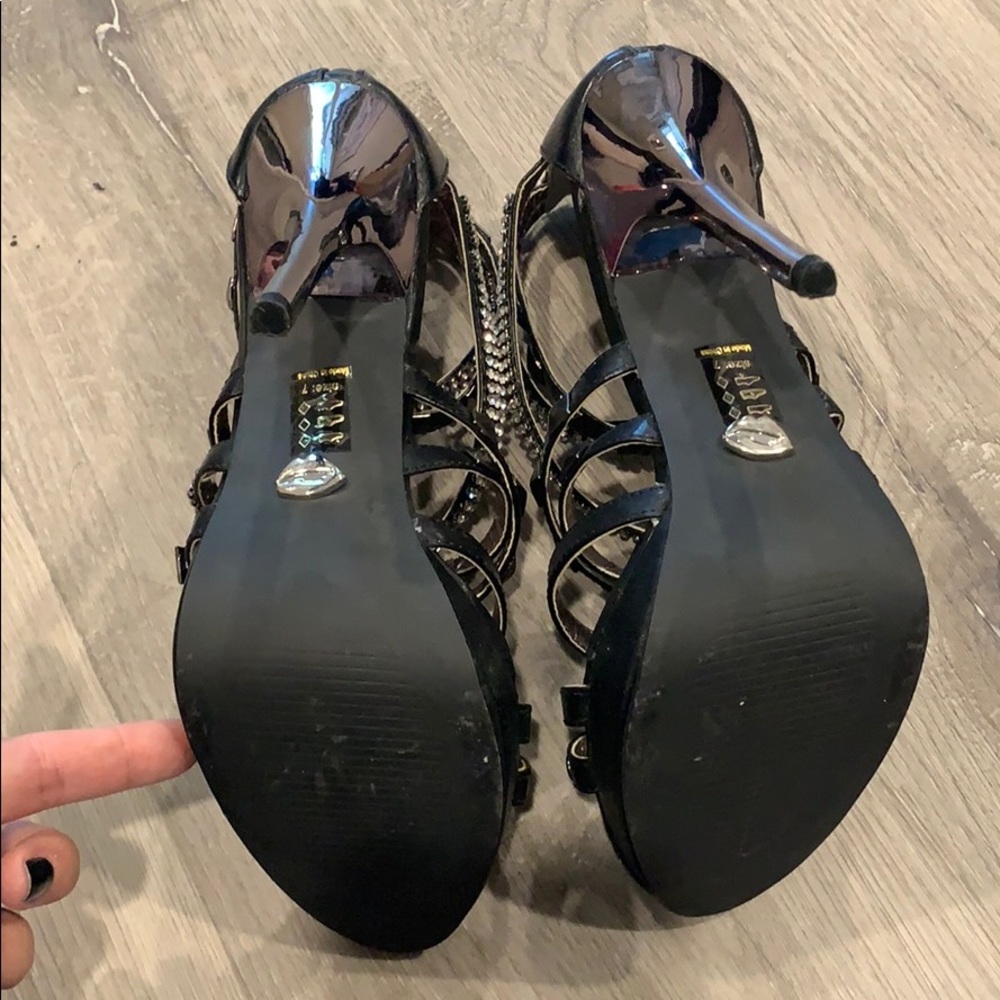 Sexy studded rhinestone heels - Picture 6 of 8